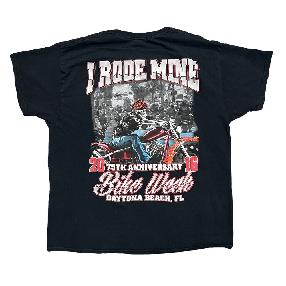 Daytona Bike Week 2016 Black XL Short Sleeve T-Shirt